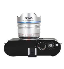 Laowa 9mm f/5,6 FF RL pro Leica M, stříbrné provedení