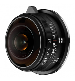 Laowa 4 mm f/2,8 Fisheye pro Canon EF-M