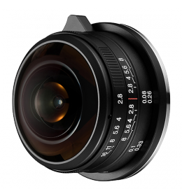 Laowa 4 mm f/2,8 Fisheye pro MFT (Olympus / Panasonic)