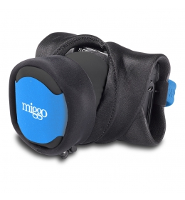 Zápěstní popruh Miggo pro mirrorless fotoaparáty, černo-modrý