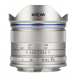 Laowa 7,5 mm f/2 pro Olympus/Panasonic MFT stříbrný