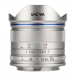 Laowa 7,5 mm f/2 pro Olympus/Panasonic MFT stříbrný